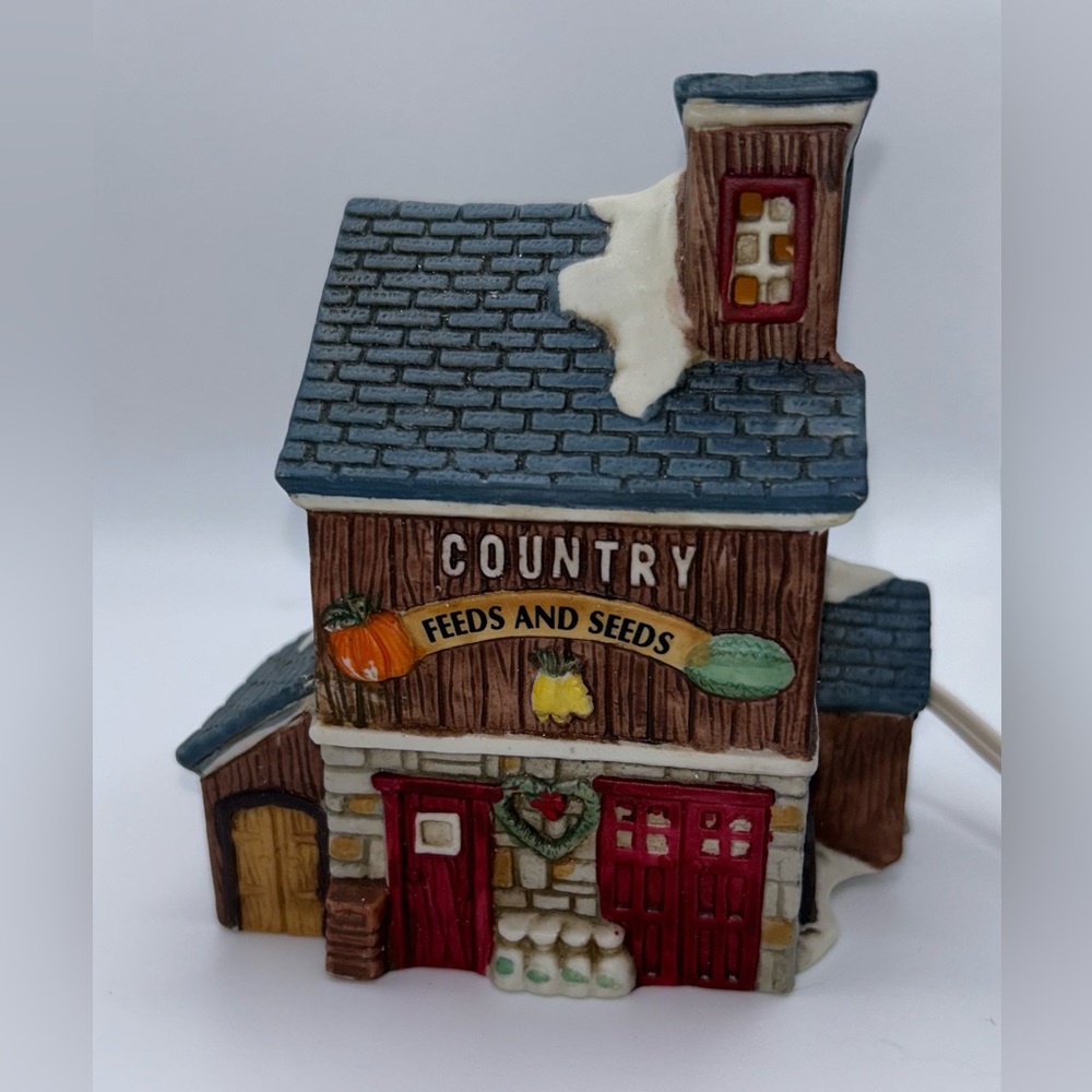 Sugar Creek County Lighted Feed & Seed Country Store 1994- Working Lights